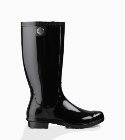 UGG Shaye Rain Womens Boots Black - AU 679ZL